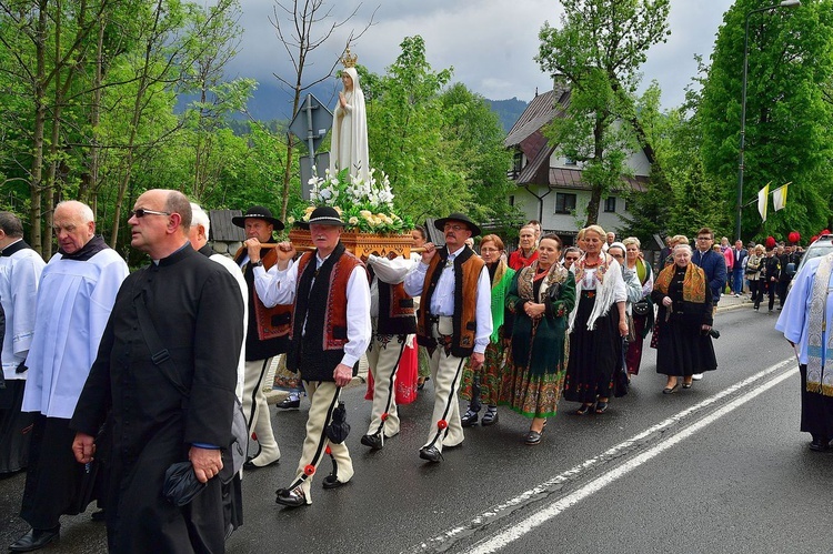 Pani Fatimska na ulicach Zakopanego