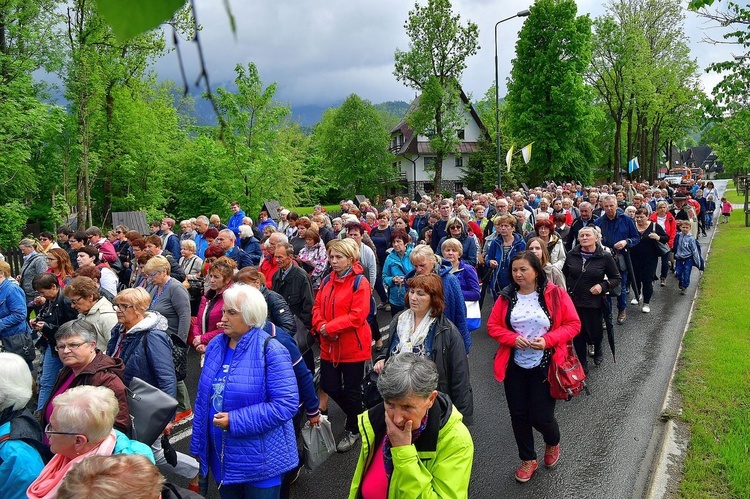 Pani Fatimska na ulicach Zakopanego