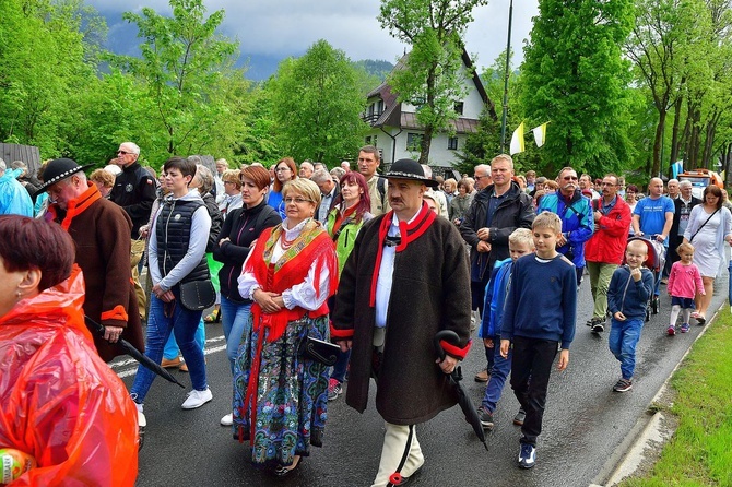 Pani Fatimska na ulicach Zakopanego