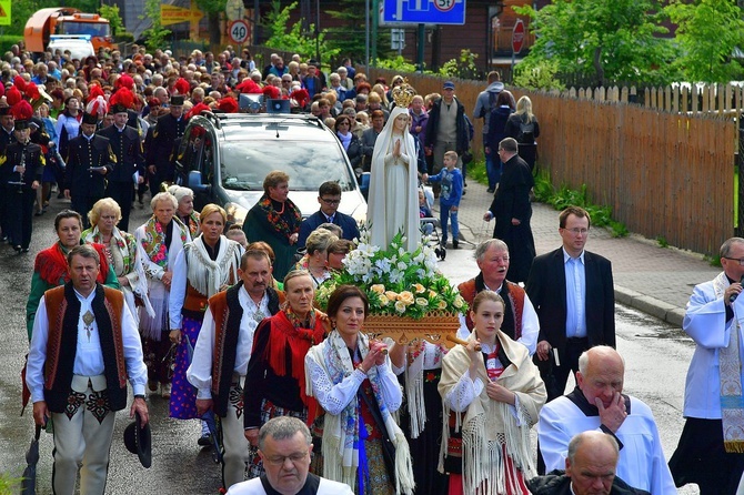 Pani Fatimska na ulicach Zakopanego