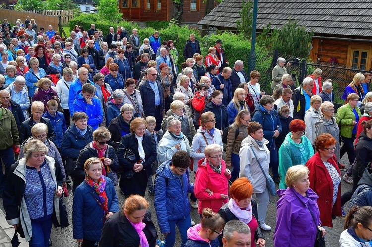 Pani Fatimska na ulicach Zakopanego