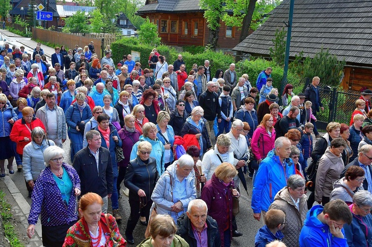 Pani Fatimska na ulicach Zakopanego