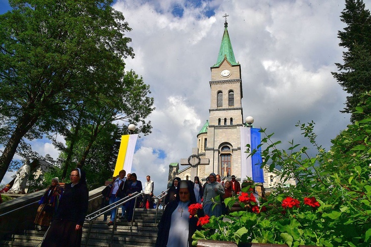 Pani Fatimska na ulicach Zakopanego