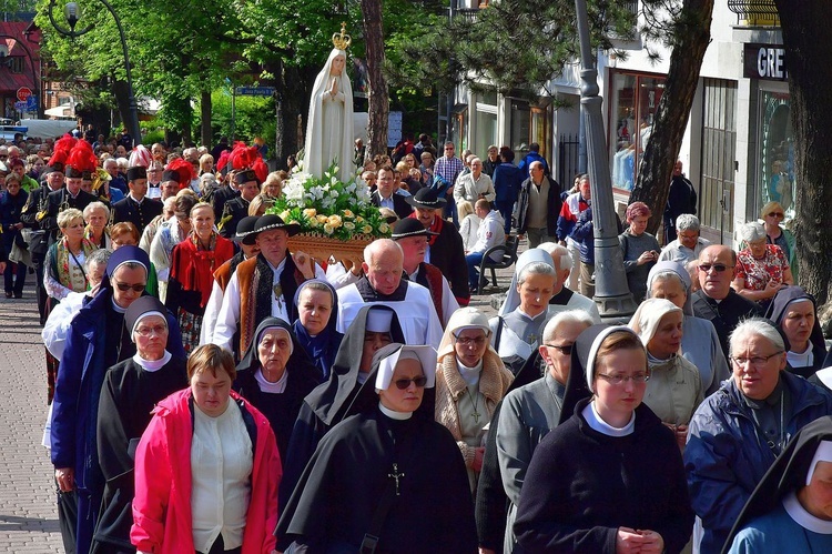 Pani Fatimska na ulicach Zakopanego