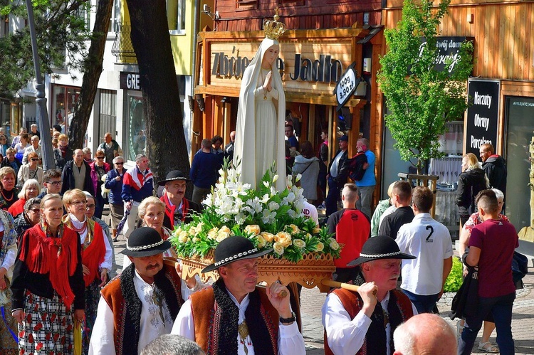 Pani Fatimska na ulicach Zakopanego