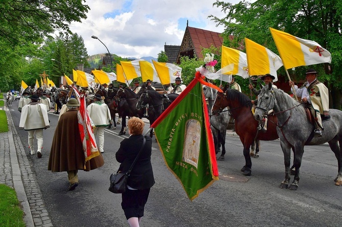 Pani Fatimska na ulicach Zakopanego