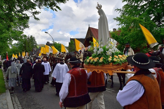 Pani Fatimska na ulicach Zakopanego