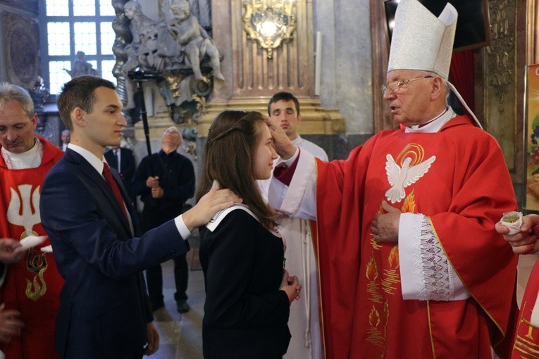 Bierzmowanie w Zesłanie Ducha Świętego