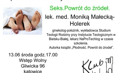 Spotkanie z autorką książki "Płodność. Powrót do źródeł", Katowice, 13 czerwca