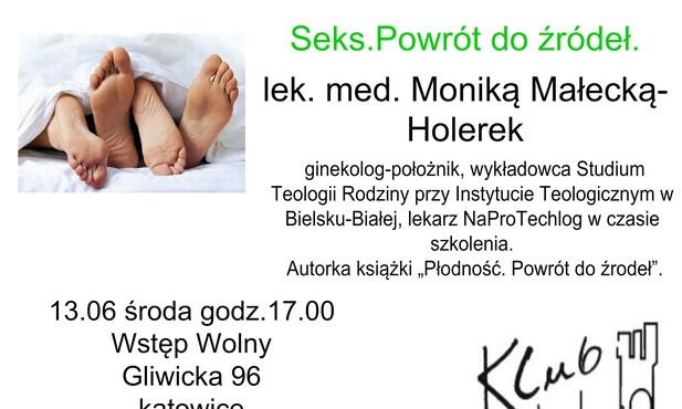 Spotkanie z autorką książki "Płodność. Powrót do źródeł", Katowice, 13 czerwca