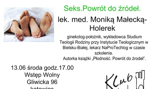 Spotkanie z autorką książki "Płodność. Powrót do źródeł", Katowice, 13 czerwca