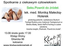 Spotkanie z autorką książki "Płodność. Powrót do źródeł", Katowice, 13 czerwca