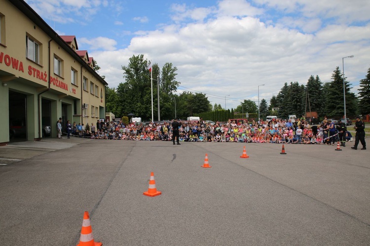 Pokazy działania strażaków 