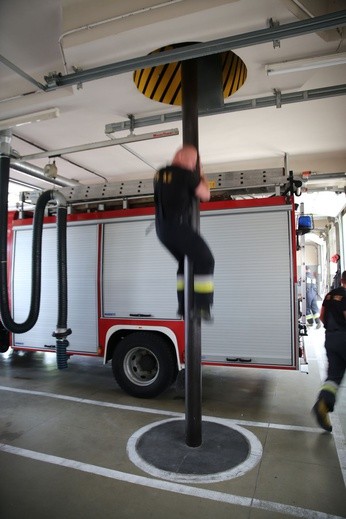 Pokazy działania strażaków 