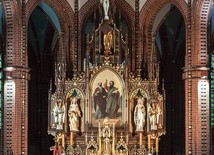 Msza św. w kościele katedralnym Świętych Apostołów Piotra i Pawła w Gliwicach.