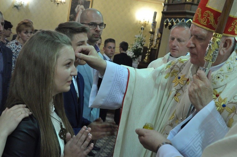 Bierzmowanie w Cikowicach