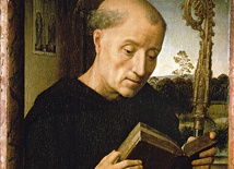 Hans Memling,  „Św. Benedykt”, 1494, Galeria Uffizich, Florencja.