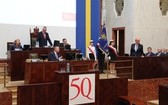 53. sesja Sejmiku Województwa Śląskiego z okazji 50. rocznica powstania Uniwersytetu Śląskiego