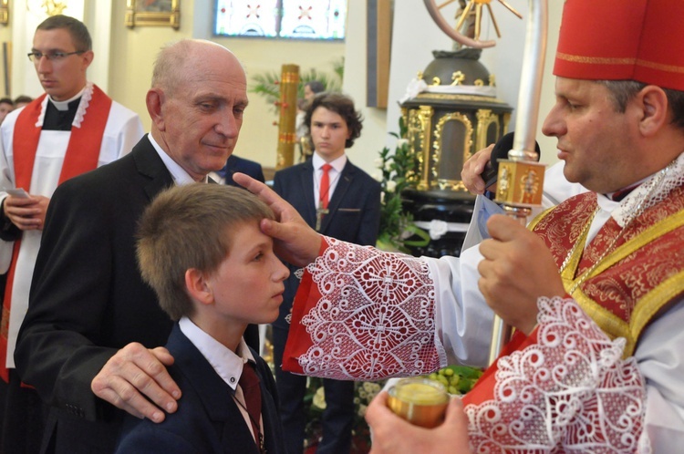 Bierzmowanie w Oleśnie