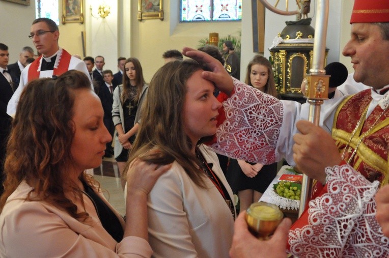Bierzmowanie w Oleśnie