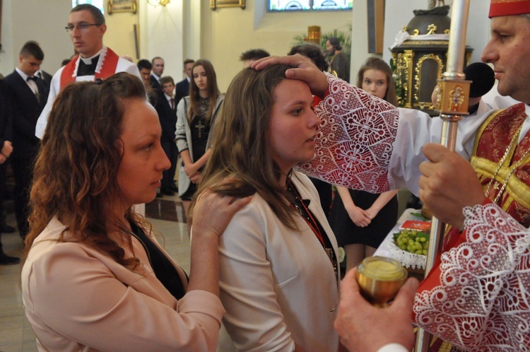 Bierzmowanie w Oleśnie