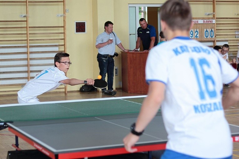 I Mistrzostwa Ministrantów Diecezji Koszalińsko-Kołobrzeskiej w Tenisie Stołowym. 