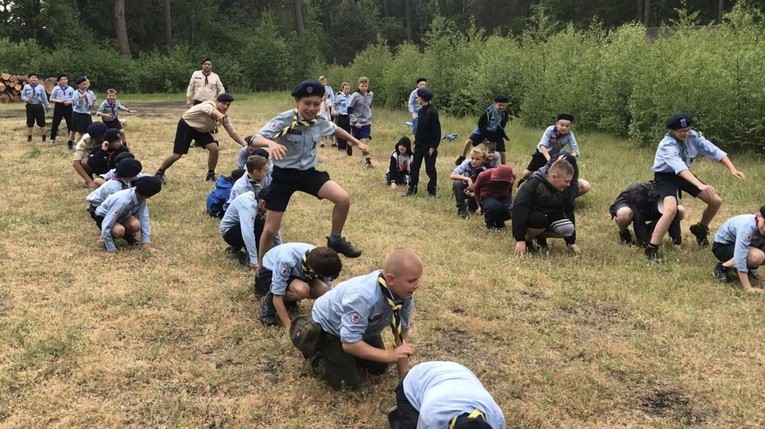 Spotkanie skautów w Ustce