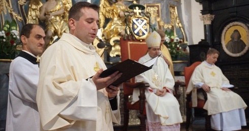 Diakon Tomasz Szcześniak dziękował m.in. za modlitwę w jego intencji i wspracie na drodze powołania