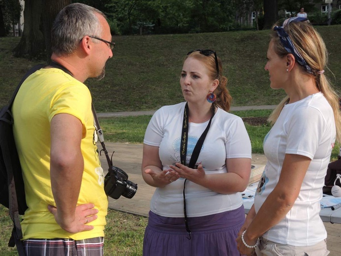 5. Marsz dla Życia i Rodziny w Bielsku-Białej 2018 - festyn Caritas