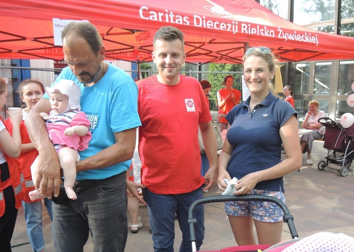 5. Marsz dla Życia i Rodziny w Bielsku-Białej 2018 - festyn Caritas