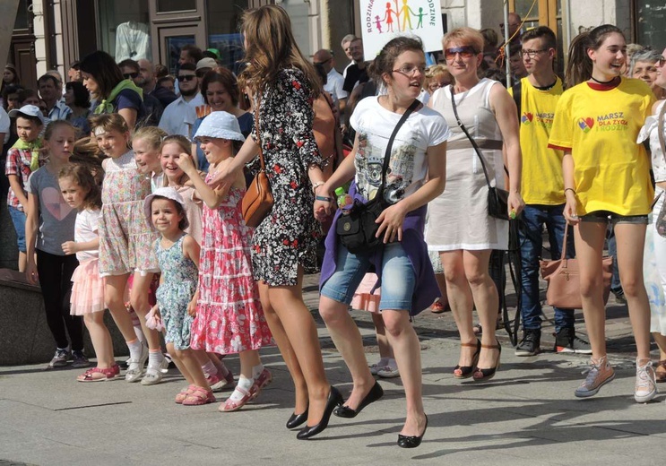 5. Marsz dla Życia i Rodziny w Bielsku-Białej 2018 - na trasie