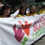 5. Marsz dla Życia i Rodziny w Bielsku-Białej 2018 - na trasie