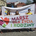 5. Marsz dla Życia i Rodziny w Bielsku-Białej 2018 - na trasie