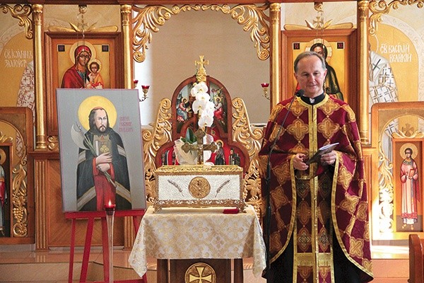 ▲	Ciało św. Jozafata spoczywa w Watykanie, a relikwiarz z jego dłonią na co dzień znajduje się w Przemyślu.