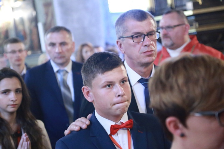 Bierzmowanie w Ujanowicach