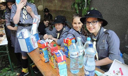 Harcerki i harcerze gościli wszystkich chętnych na terenie swojego Domu Harcerskiego