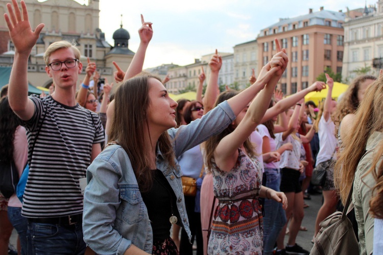 Uwielbienie "Jestem" na Rynku Głównym