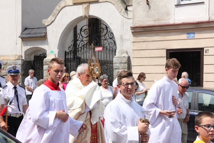 Msza św. i procesja Bożego Ciała w Ziębicach