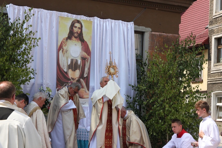 Msza św. i procesja Bożego Ciała w Ziębicach