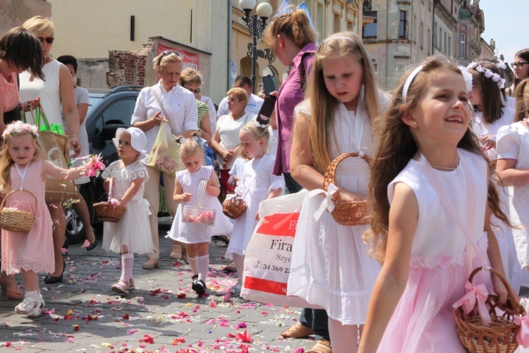 Msza św. i procesja Bożego Ciała w Ziębicach