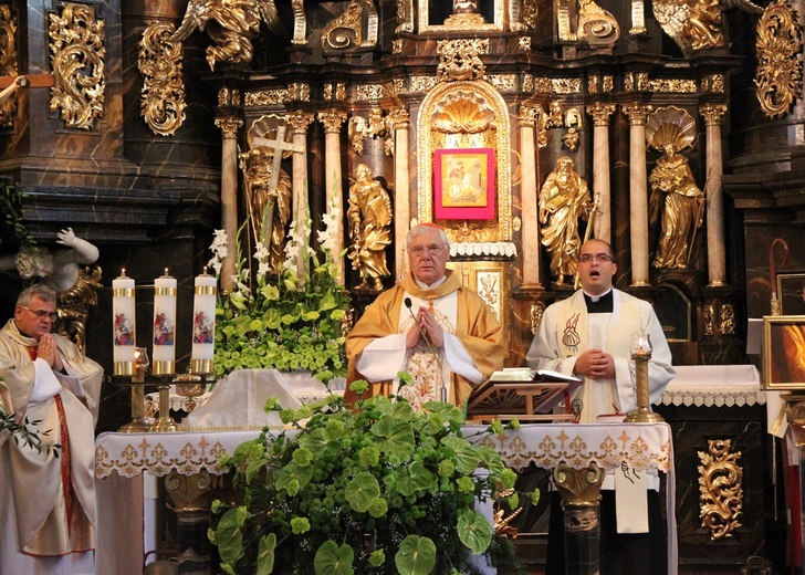 Msza św. i procesja Bożego Ciała w Ziębicach