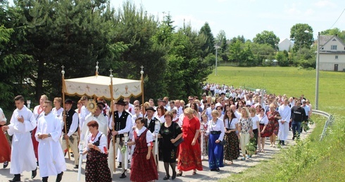 Boże Ciało w Jabłonce-Borach