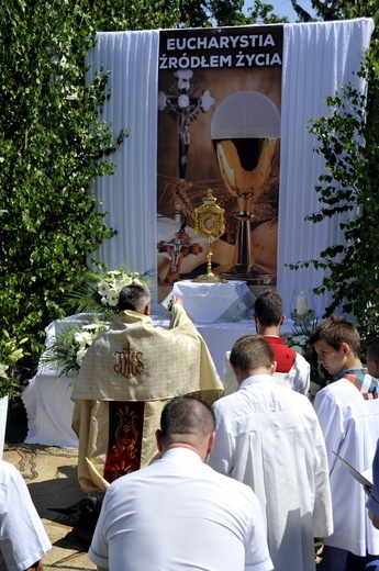 Pułtusk. Boże Ciało w parafii św. Stanisława Kostki