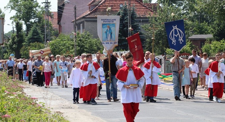 Procesja Bożego Ciała w Malczycach