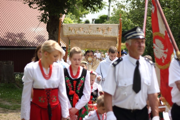 Procesja Bożego Ciała w Glisnem