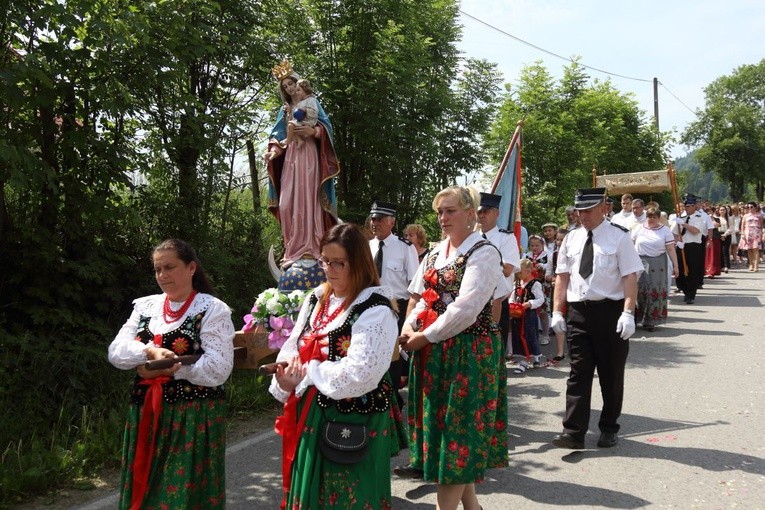 Procesja Bożego Ciała w Glisnem