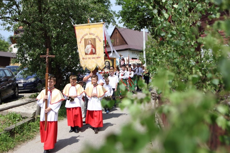 Procesja Bożego Ciała w Glisnem