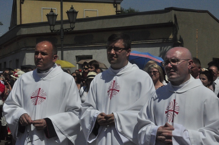 Boże Ciało w Łowiczu - procesja