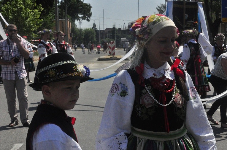 Boże Ciało w Łowiczu - procesja