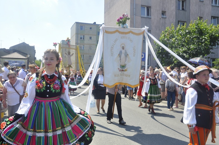 Boże Ciało w Łowiczu - procesja